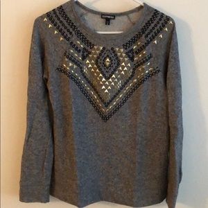 Express Embellished Sweater